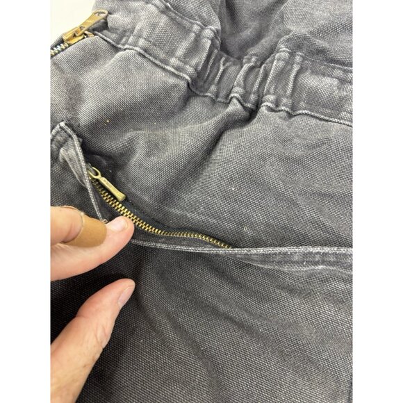 Vintage Walls Blizzard Pruf Canvas Insulated Bib Overalls Mens XXL Black GUC - Picture 3 of 14